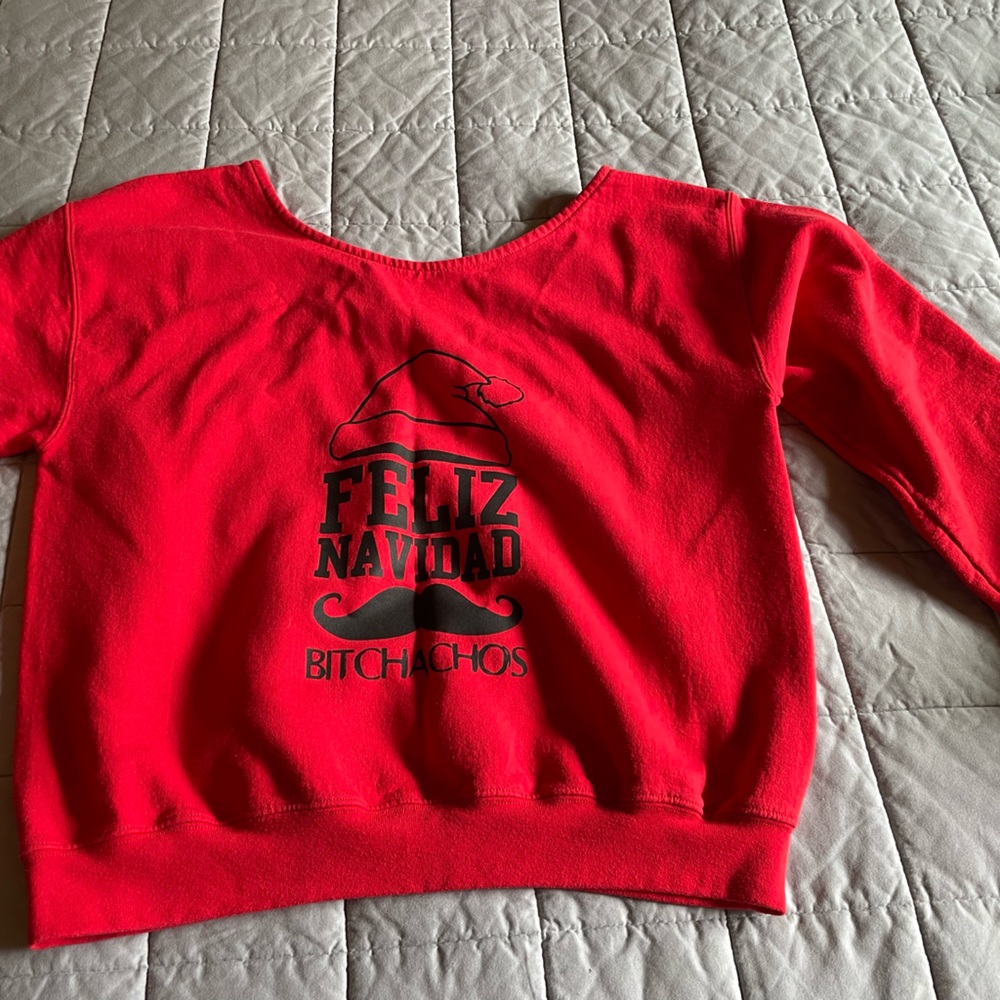 Red Graphic Sweatshirt